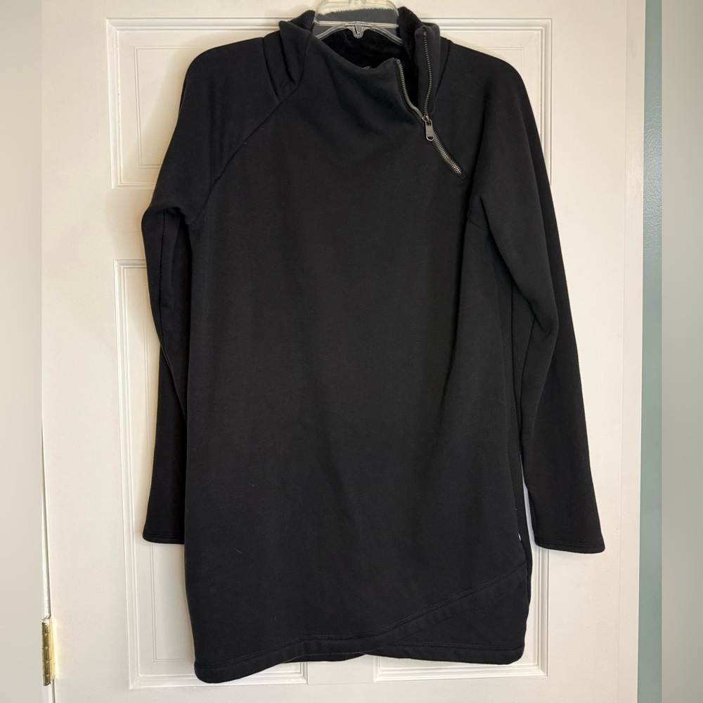 Athleta Cozy Karma Asym Sweatshirt Dress